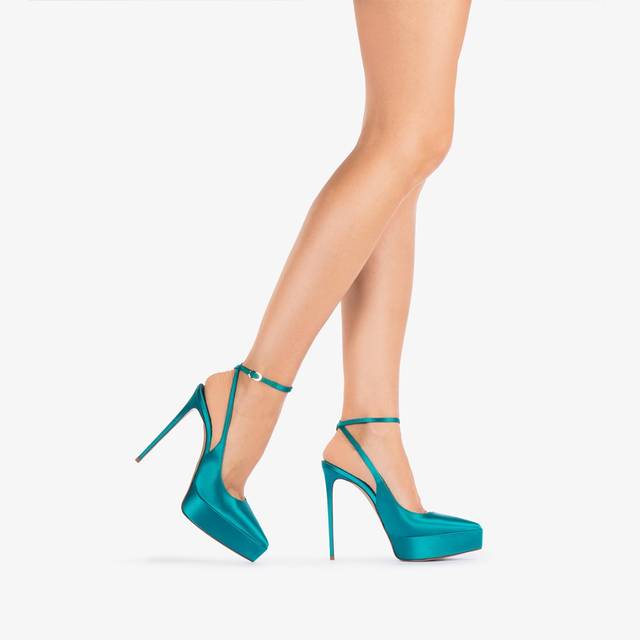 Le Silla Slingback con plateau raso verde procida Novità