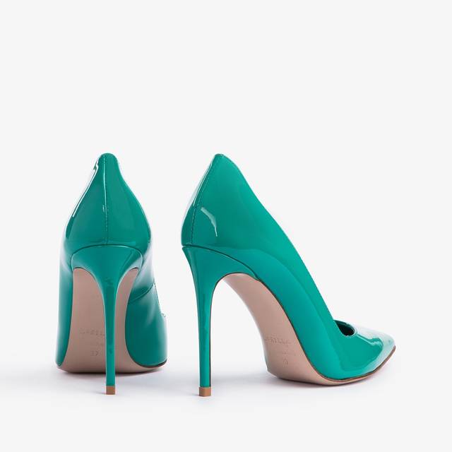 Le Silla Décolleté vernice verde procida Presa