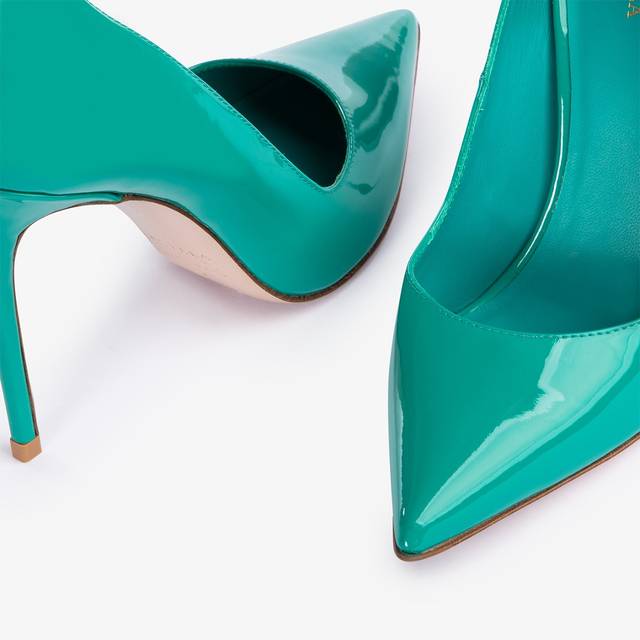 Le Silla Décolleté vernice verde procida Presa