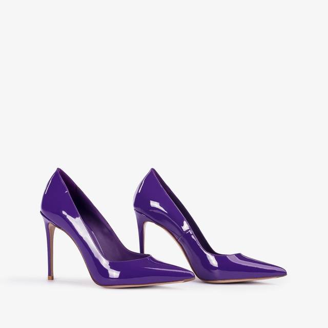 Le Silla Décolleté vernice viola queen Offerta