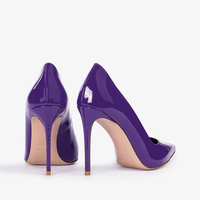 Le Silla Décolleté vernice viola queen Offerta