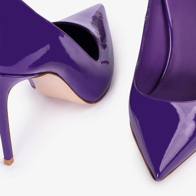 Le Silla Décolleté vernice viola queen Offerta