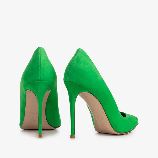 Le Silla Décolleté camoscio verde emerald In Saldo