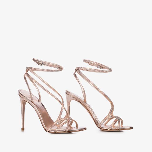 Le Silla Sandalo cristalli nude phard Moda