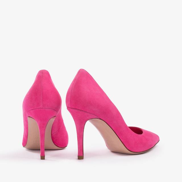 Le Silla Décolleté camoscio fucsia party Negozio online di fabbrica