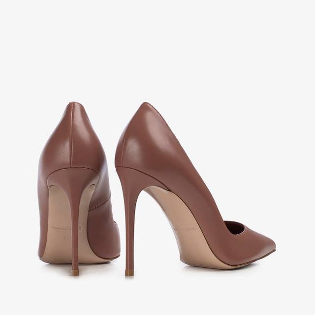 Le Silla Décolleté pelle marrone cake Grande vendita