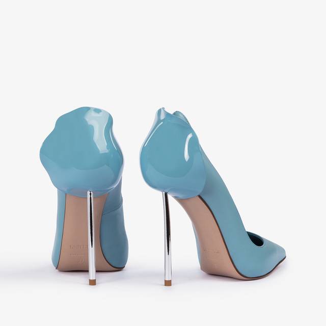 Le Silla Décolleté pelle azzurra sugar Shopping online