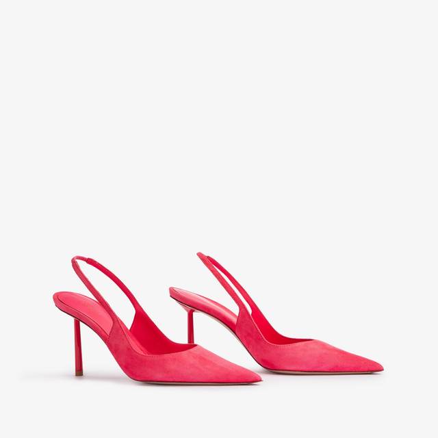 Le Silla Slingback camoscio corallo vanity Offerta per la Festa della Mamma