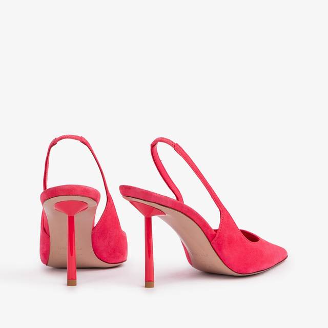 Le Silla Slingback camoscio corallo vanity Offerta per la Festa della Mamma