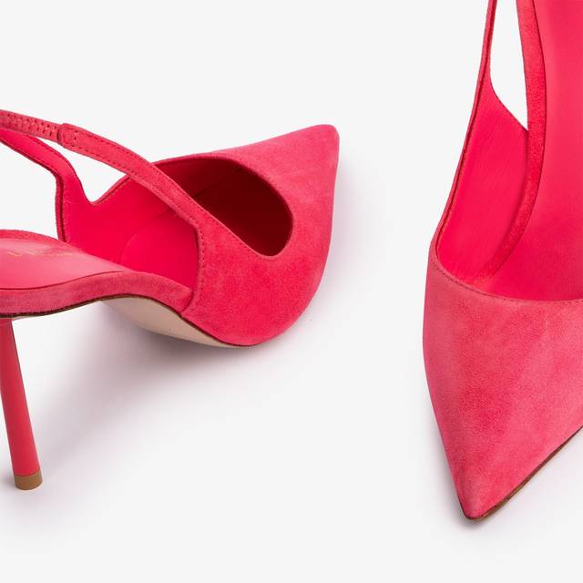 Le Silla Slingback camoscio corallo vanity Offerta per la Festa della Mamma