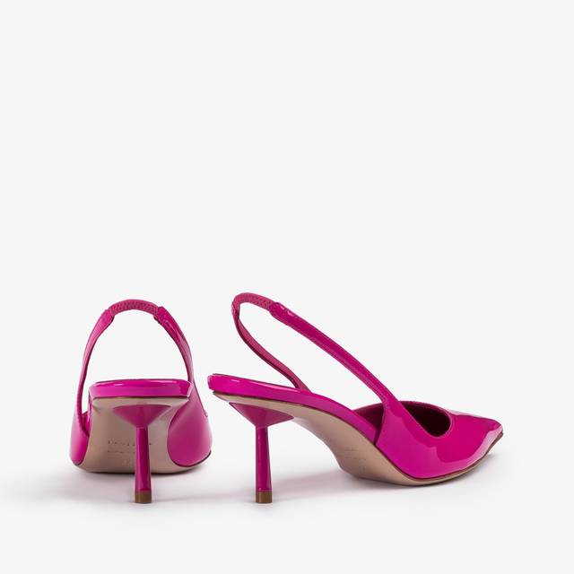 Le Silla Slingback vernice fucsia bouganville Smaltimento dello stoccaggio