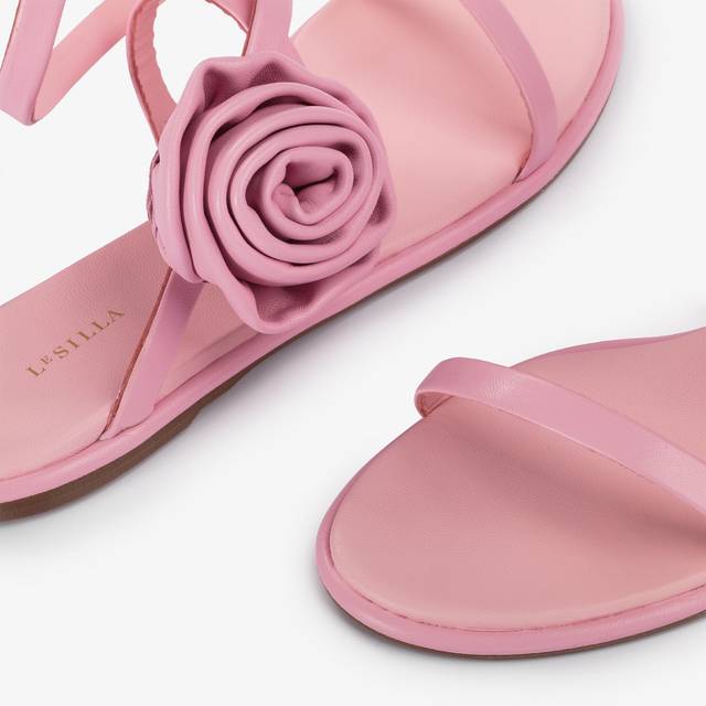 Le Silla Sandalo pelle rosa dea Offerta temporanea