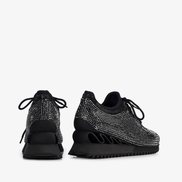 Le Silla Sneaker Cristalli nera Fino al 65% di sconto
