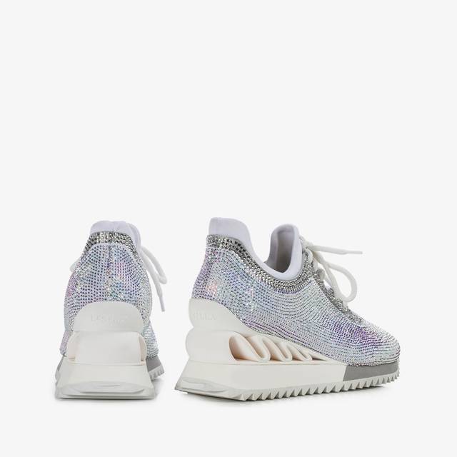 Le Silla Sneaker Cristalli bianca Offerta speciale della fabbrica