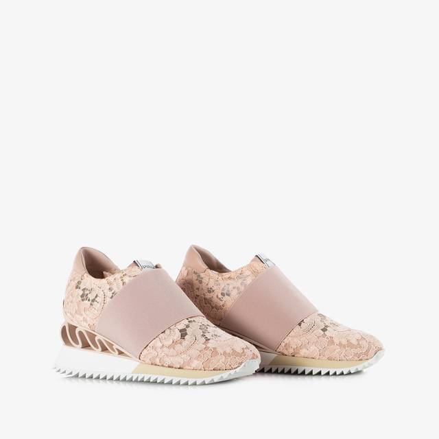 Le Silla Sneaker pizzo nude phard Enormi sconti