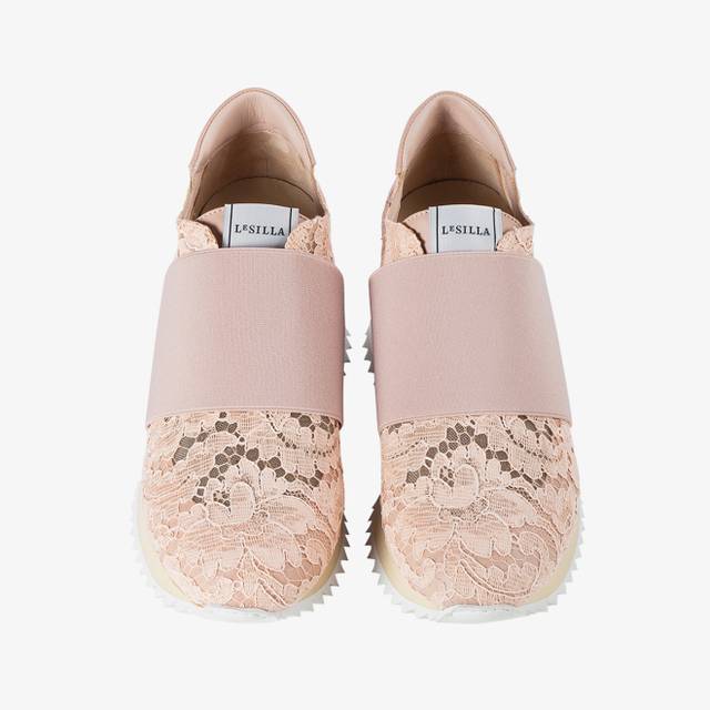 Le Silla Sneaker pizzo nude phard Enormi sconti