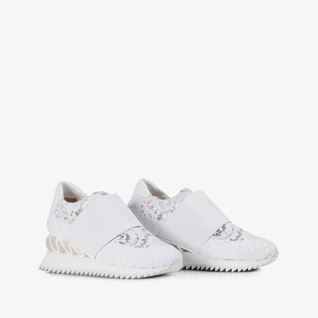 Le Silla Sneaker pizzo bianca 50% di sconto con spedizione gratuita