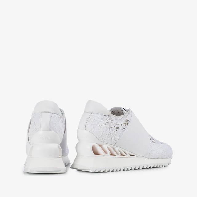 Le Silla Sneaker pizzo bianca 50% di sconto con spedizione gratuita