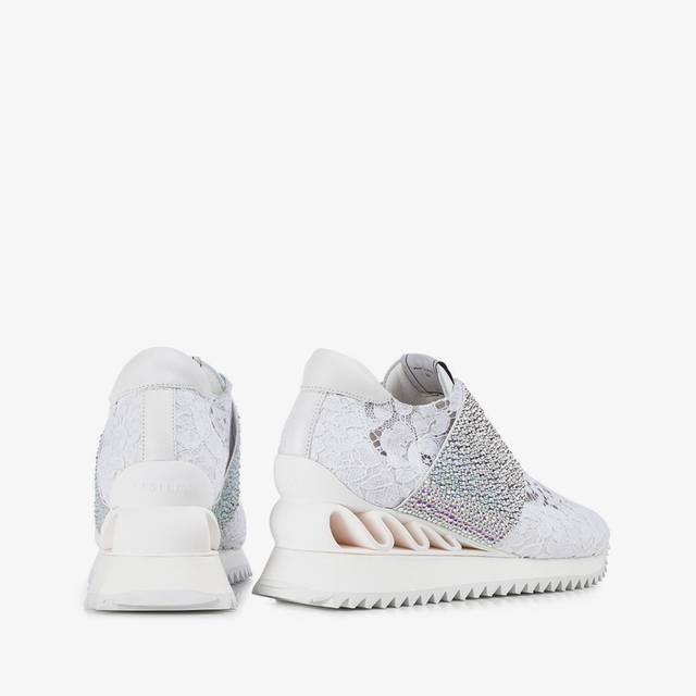 Le Silla Sneaker pizzo bianca Limitato a 3 giorni