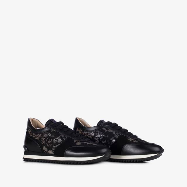 Le Silla Scarpa running pizzo nera Duty-free