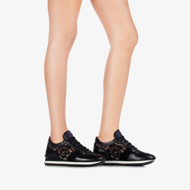 Le Silla Scarpa running pizzo nera Duty-free