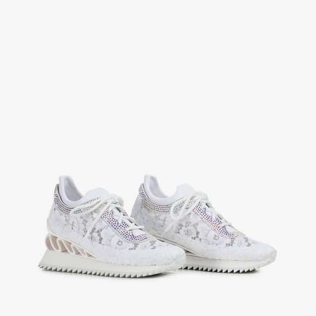Le Silla Sneaker pizzo bianca 50% di sconto per tempo limitato