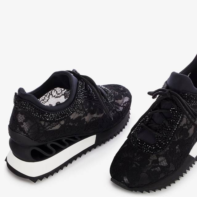 Le Silla Sneaker pizzo nera Sconti questo mese