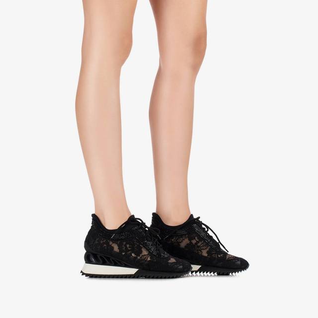 Le Silla Sneaker pizzo nera Sconti questo mese