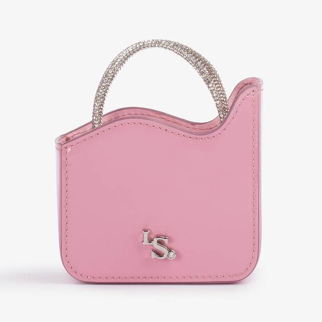 Le Silla Micro bag vernice rosa dea e Cristalli Promozione