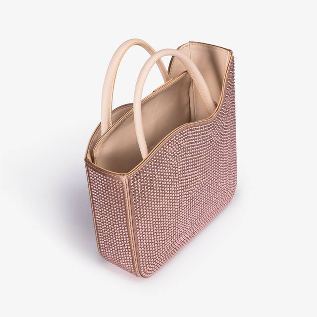 Le Silla Small bag cristalli nude phard Qualità Garantita