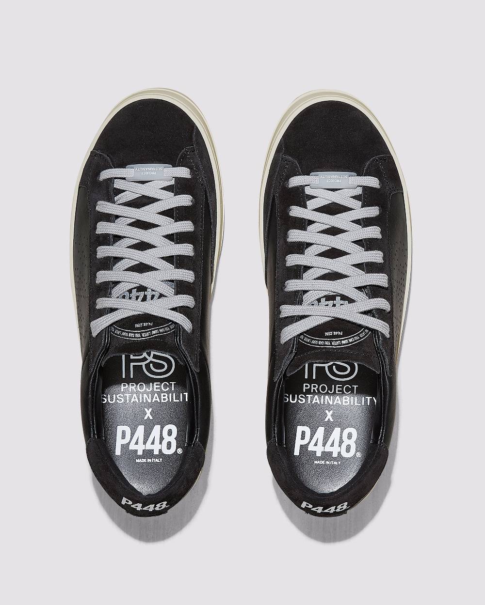 P448 John Recycled Black Moda