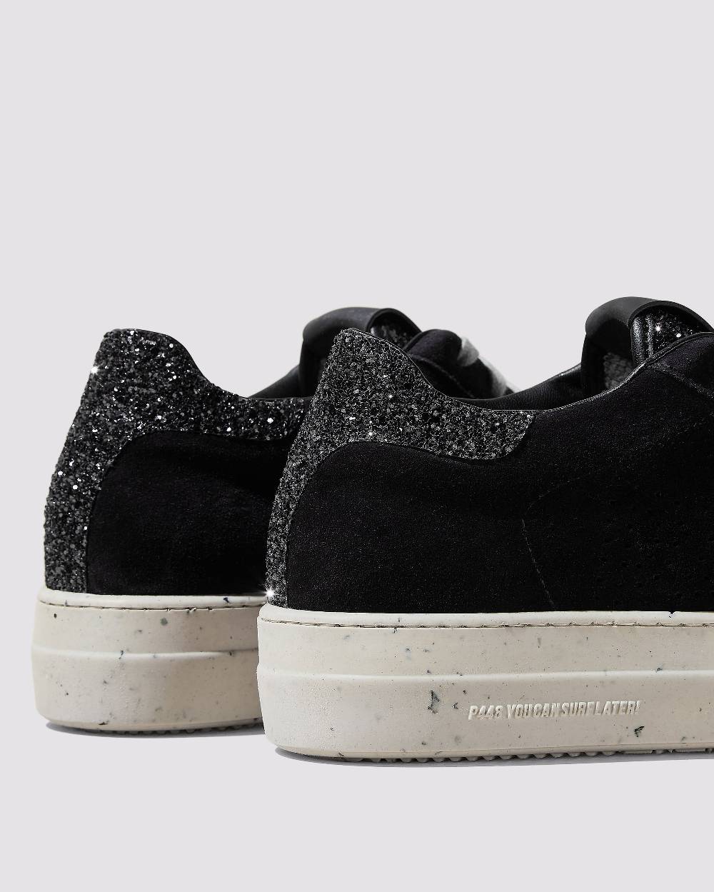 P448 Thea Recycled Black/Gun In Linea