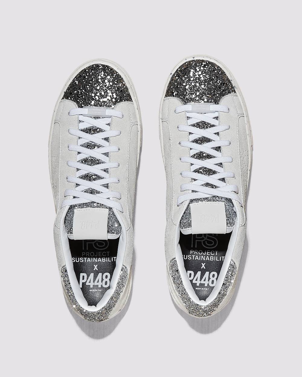 P448 Thea Recycled White/Silver Nuovo