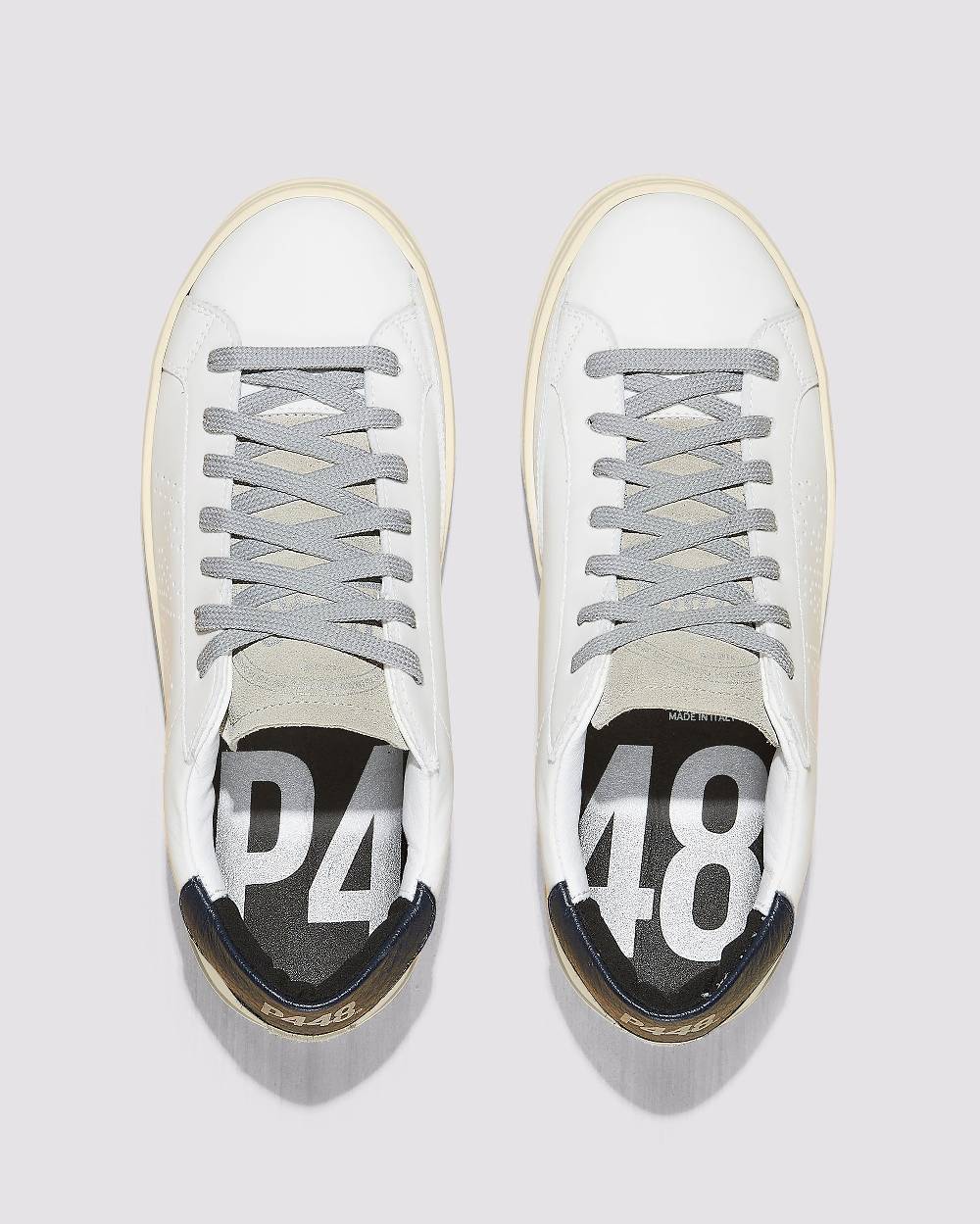 P448 John White/Navy Spedizione Gratuita