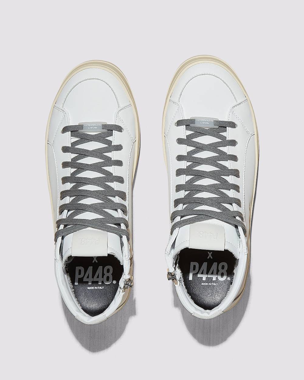 P448 Skate Recycled White Sconto