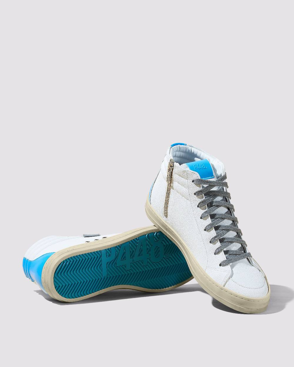 P448 Skate Recycled White/Blue Vendite Flash