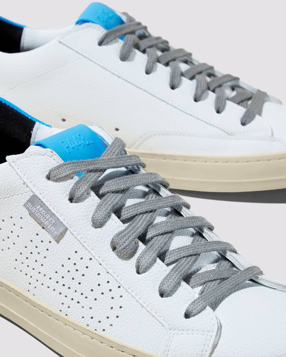 P448 John Recycled White/Blue Vendite Flash