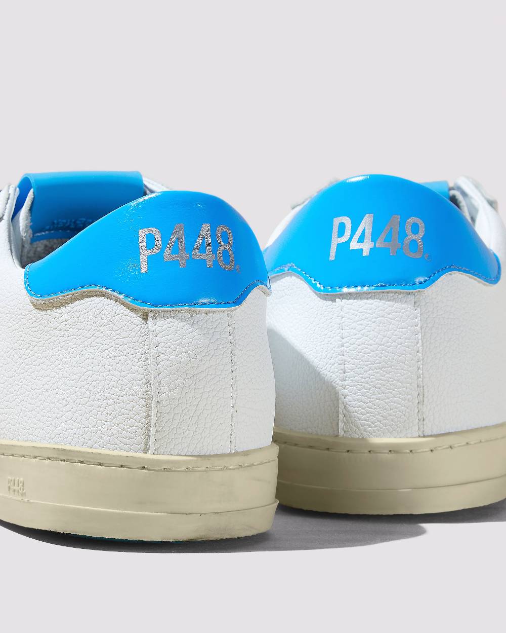P448 John Recycled White/Blue Vendite Flash