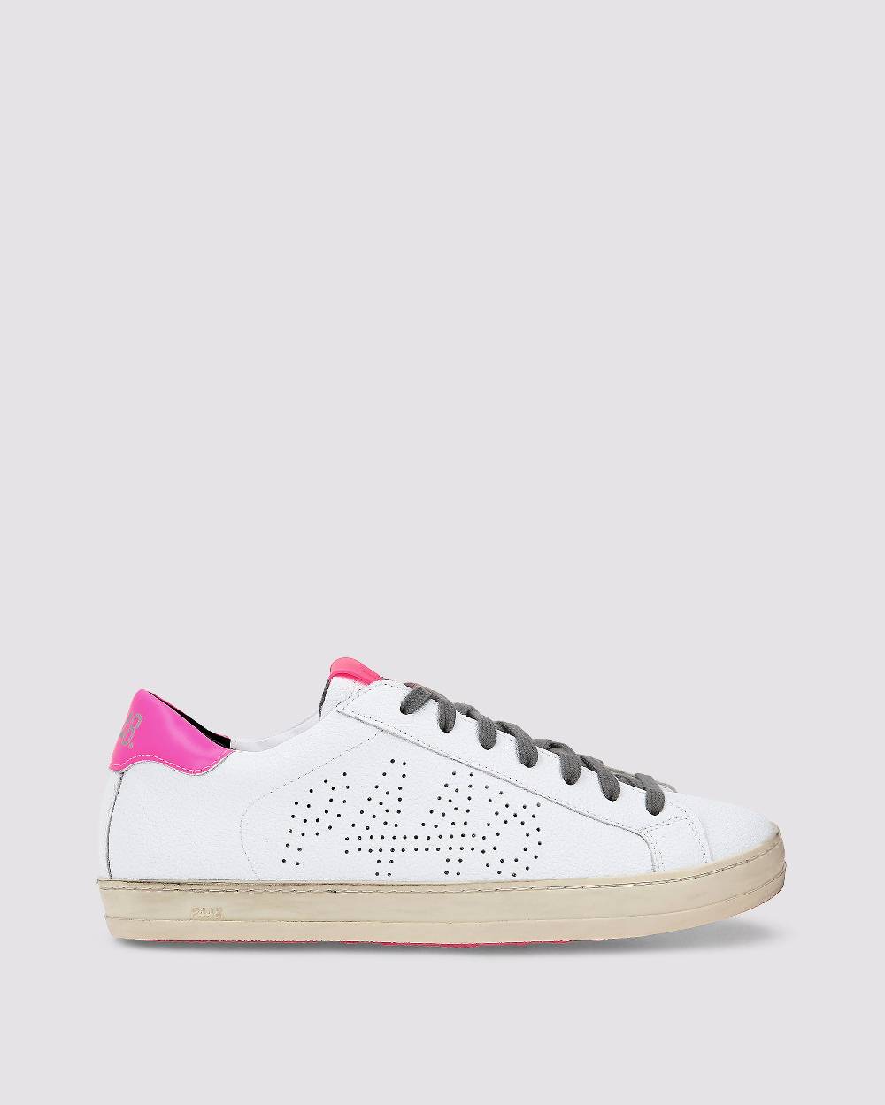 P448 John Recycled White/Fuchsia In Saldo