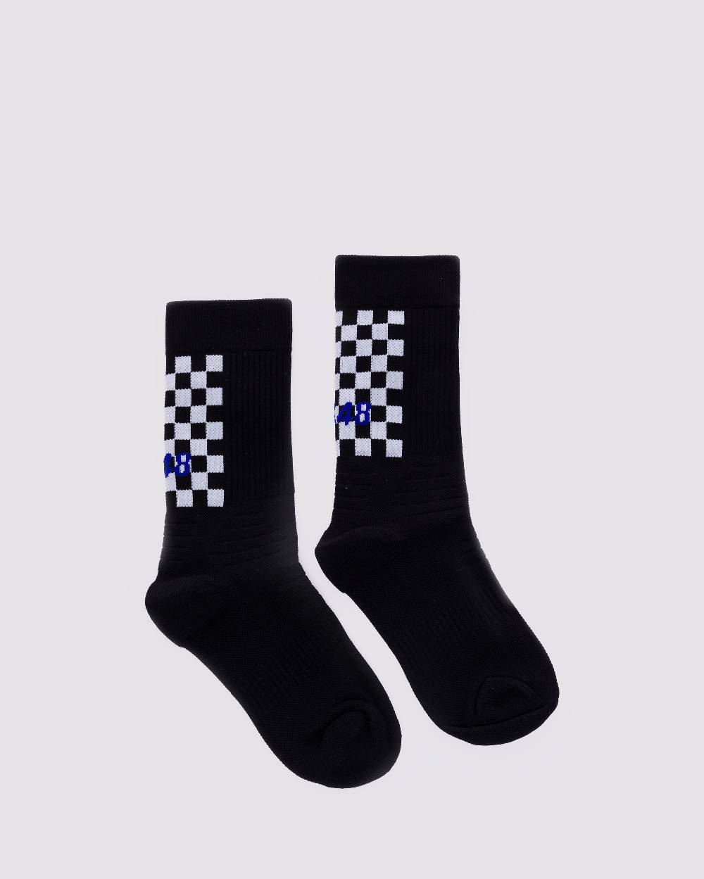 P448 Socks Black/Check Outlet