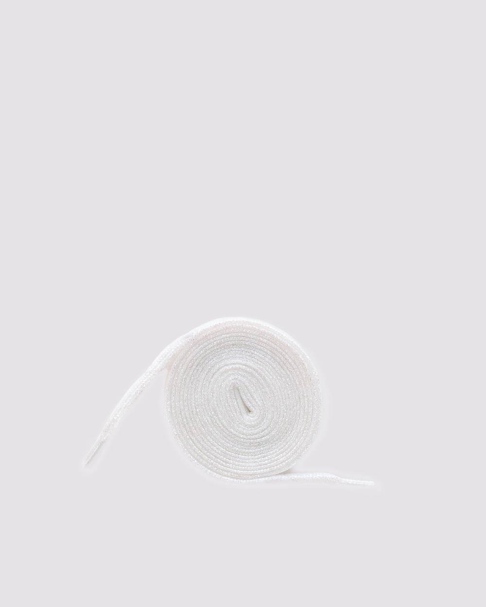 P448 Shoelaces White/Glitter Moda