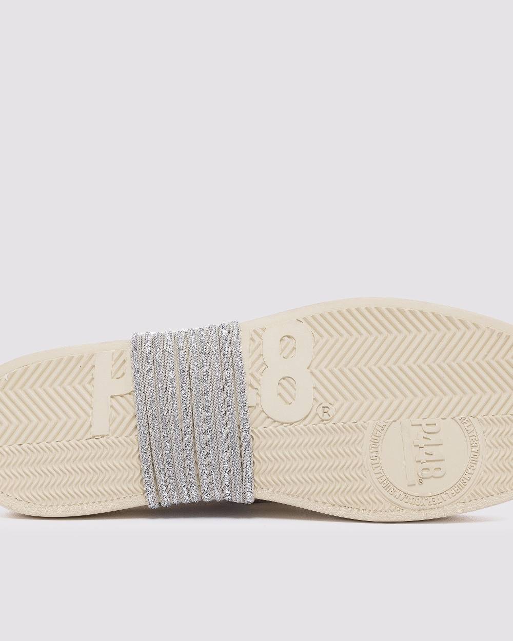 P448 Shoelaces Multi Silver Nuovo