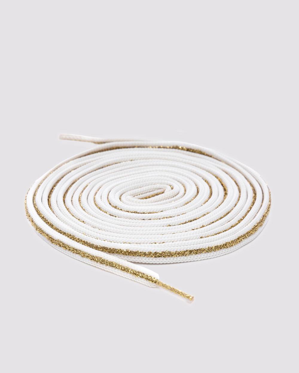 P448 Shoelaces Gold/White Rilascio limitato