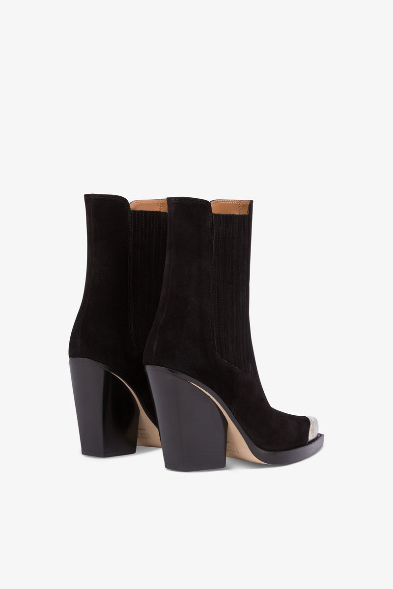 Paris Texas DALLAS EMBELLISHED TOE ANKLE BOOT Prezzo Ridotto
