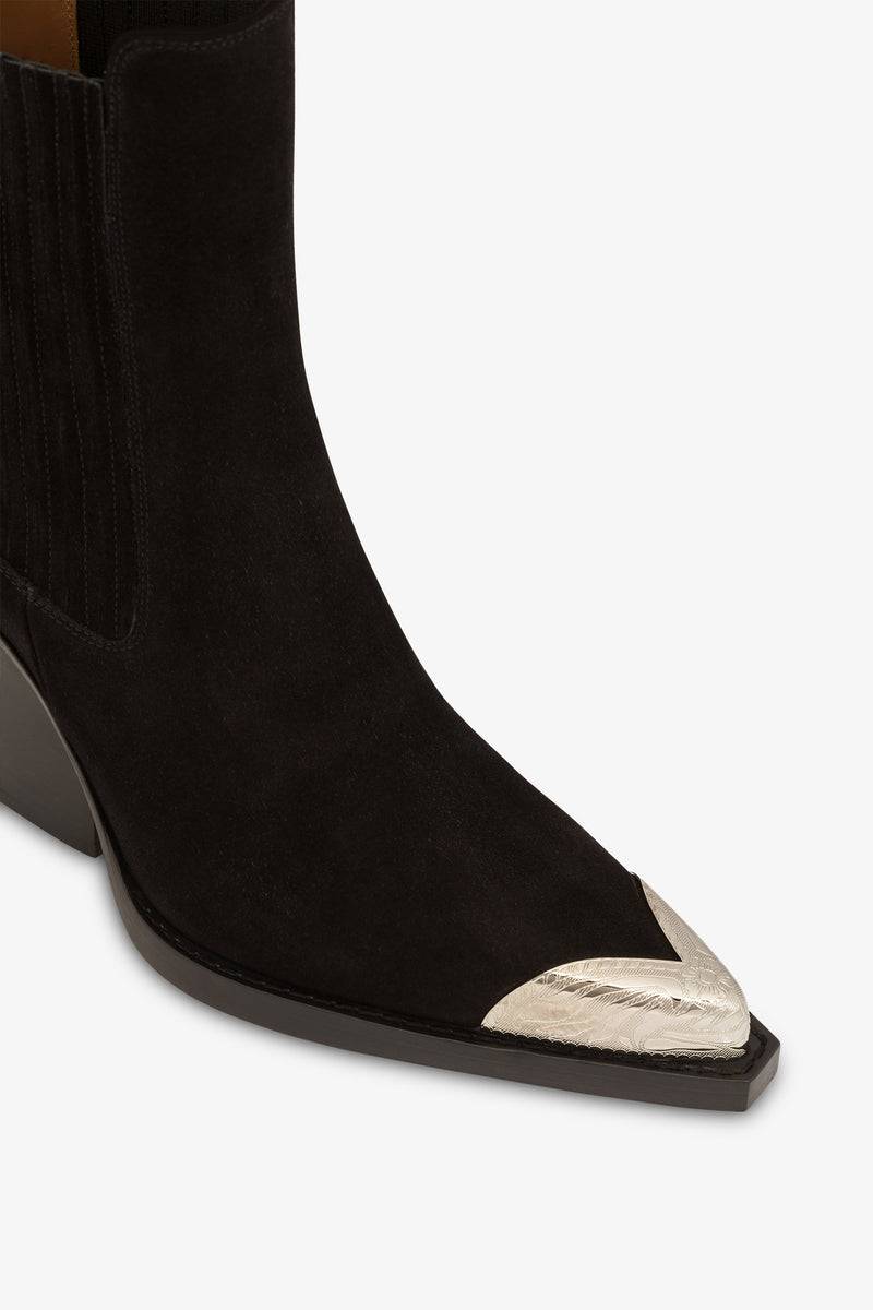 Paris Texas DALLAS EMBELLISHED TOE ANKLE BOOT Prezzo Ridotto
