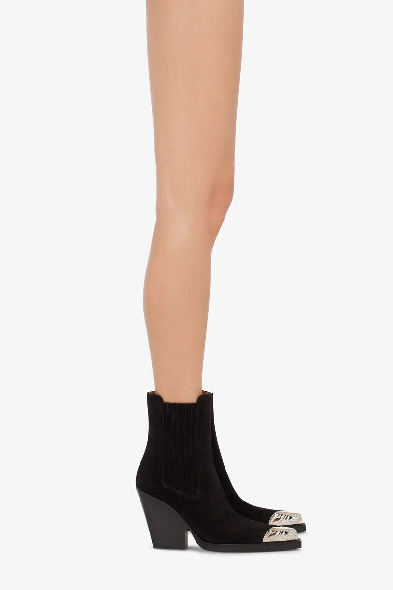 Paris Texas DALLAS EMBELLISHED TOE ANKLE BOOT Prezzo Ridotto
