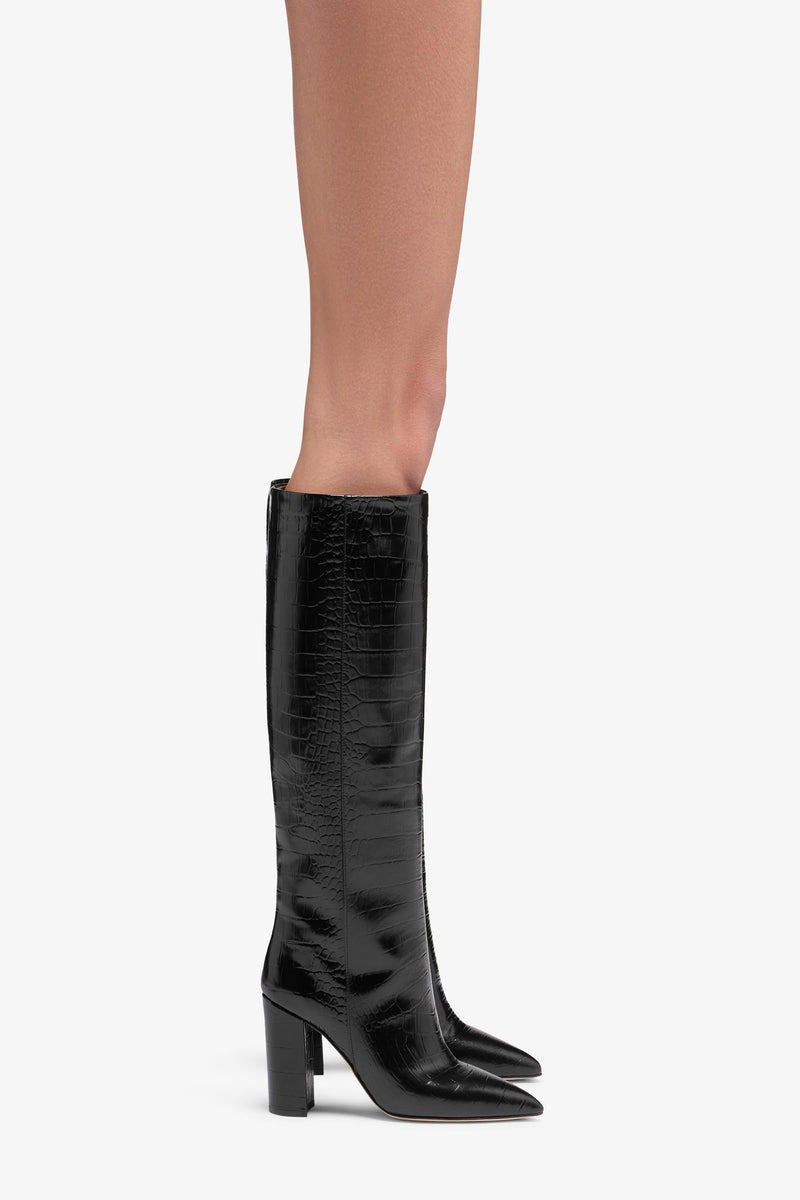 Paris Texas Block Heel Boot Spedizione Gratuita