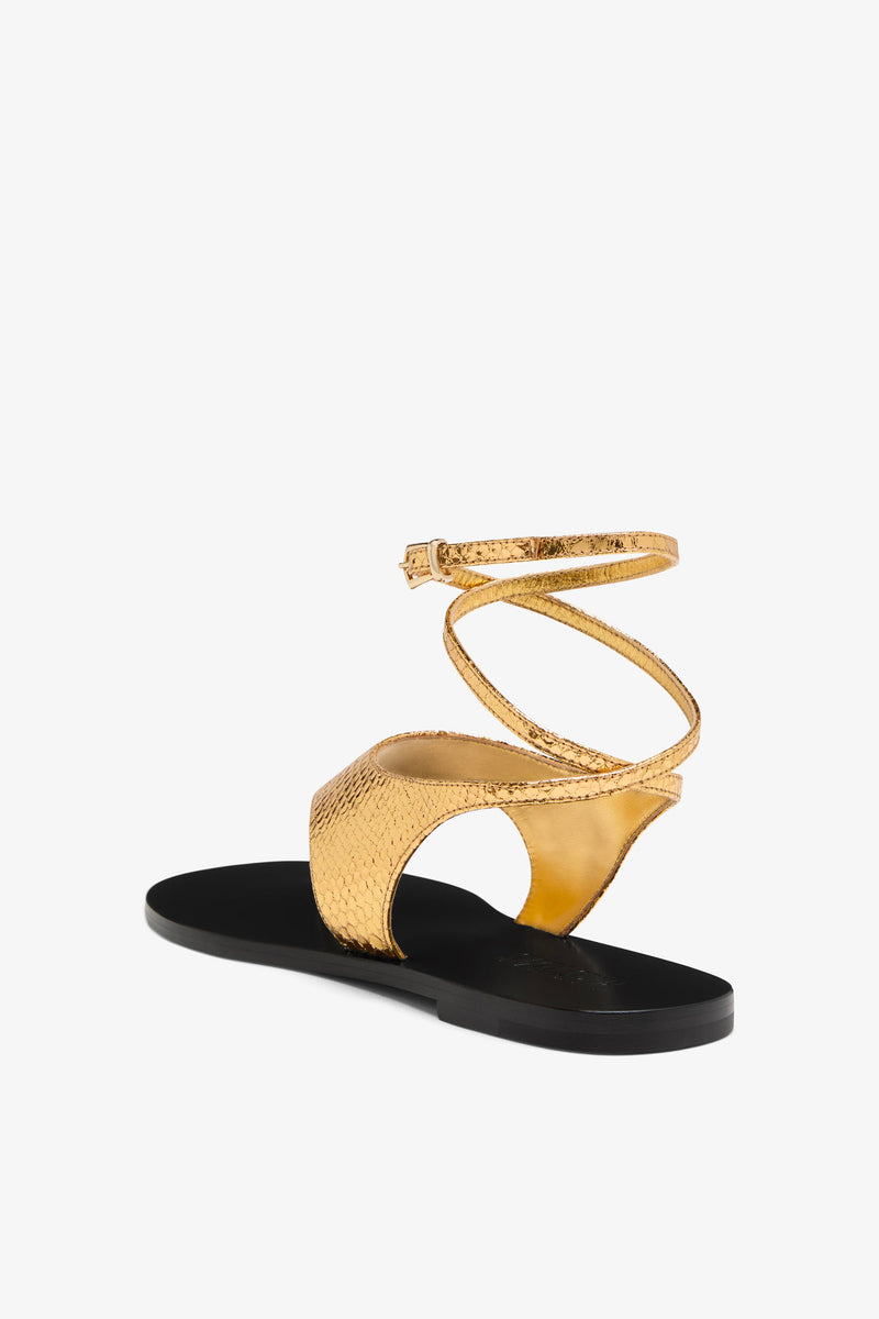 Paris Texas Amalfi Flat Sandal In Vendita