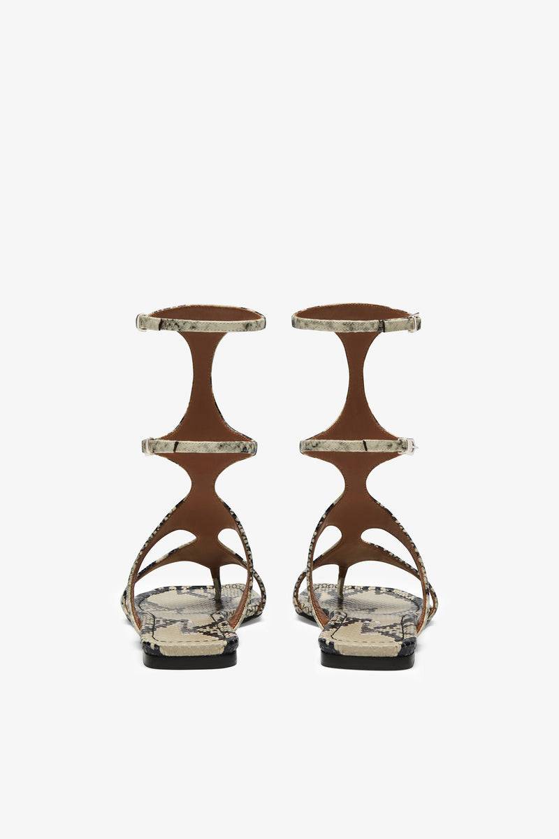 Paris Texas Uma Flat Sandal In Linea