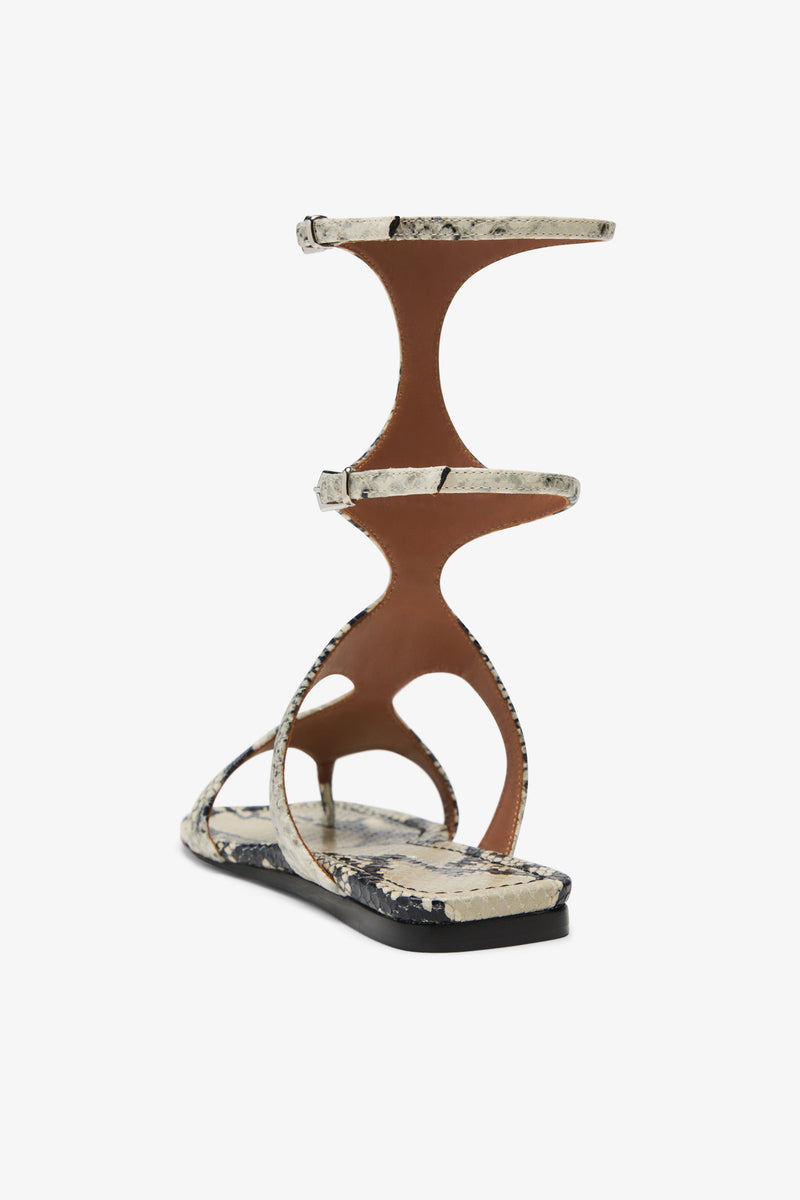 Paris Texas Uma Flat Sandal In Linea